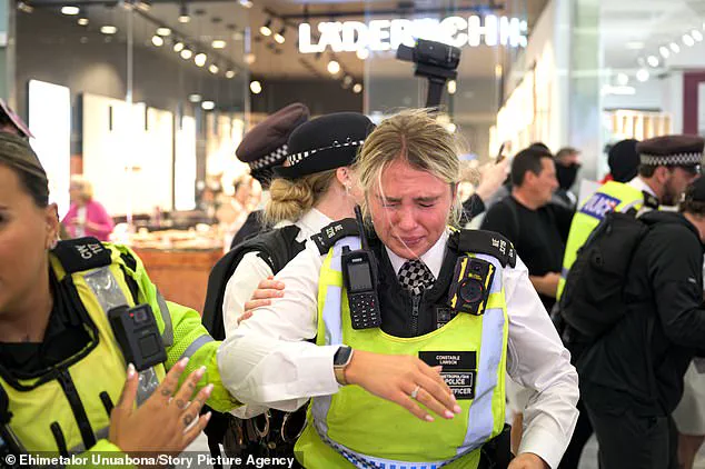 Anti-migrant Protesters Clash with Police at Canary Wharf Shopping Centre as Pepper Spray Used in Violent Confrontation