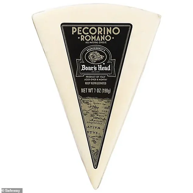 FDA Issues Class I Recall for Boar's Head Pecorino Romano Cheese, Linked to Ambriola Company Supplier