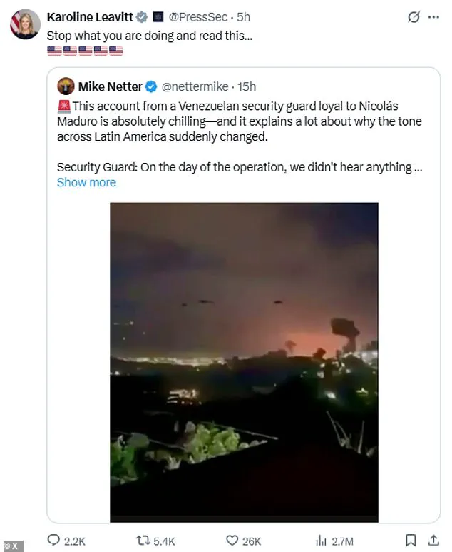 Breaking: US Accused of Using Sonic Weapon in Maduro Capture Operation, Unverified Report Claims Venezuelan Soldiers Suffered Severe Injuries