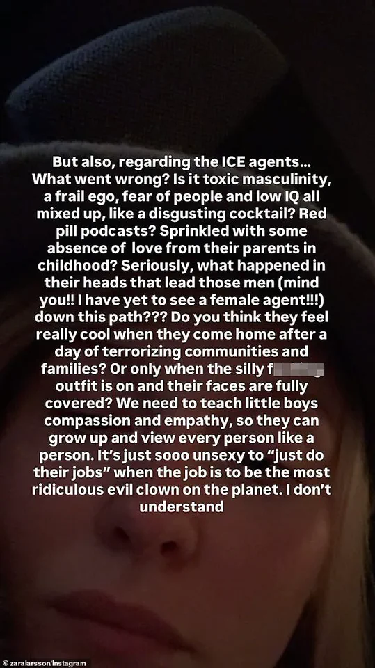 Zara Larsson Condemns ICE Amid Outrage Over Shooting of Renee Nicole Good, Deepening Polarizing Reputation