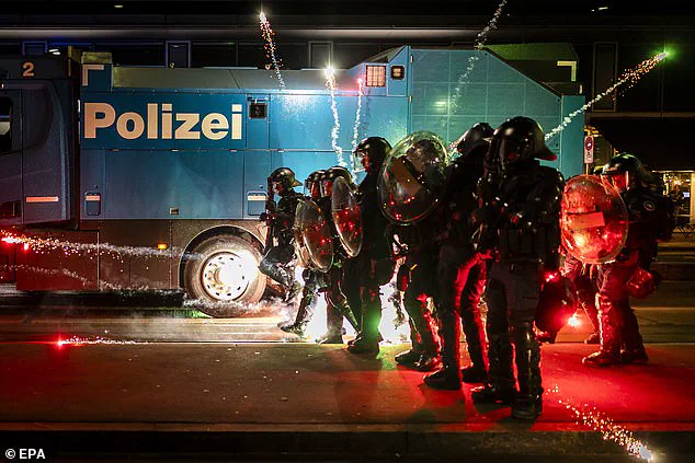 Zurich Protest Turns Violent as Demonstrators Target American Companies and Symbols of U.S. Influence