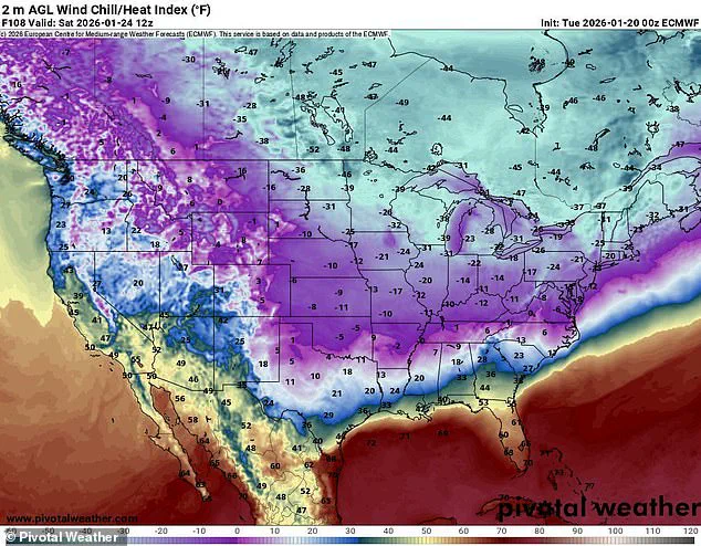 Historic Winter Storm 'Storm Fern' Threatens US with -50°F Temperatures and 24 Inches of Snow
