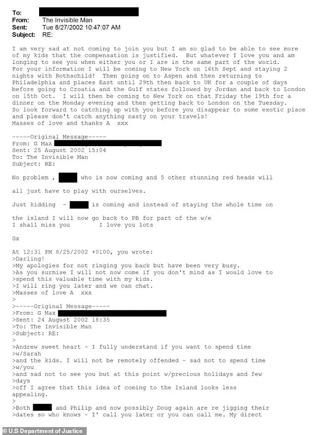 Uncovered Correspondence Between Andrew Mountbatten-Windsor and Ghislaine Maxwell Sparks New Speculation About Their Relationship Amid Epstein Case