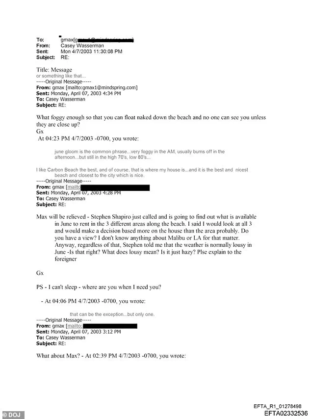New DOJ Documents Reveal Explicit Emails Between Hollywood Mogul and Ghislaine Maxwell, Reigniting Scrutiny Over Epstein Scandal and Implications for 2028 Olympics