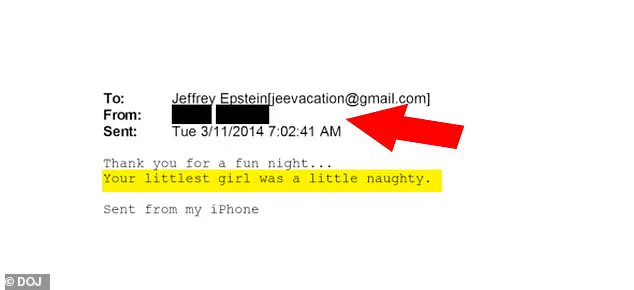 Chilling Redacted Email from Epstein's Vacation Account Sparks Outcry Over Missing Sender Info