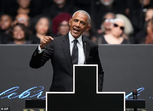 Obama Condemns Trump's America as 'Stained by Bigotry' at Jesse Jackson Funeral
