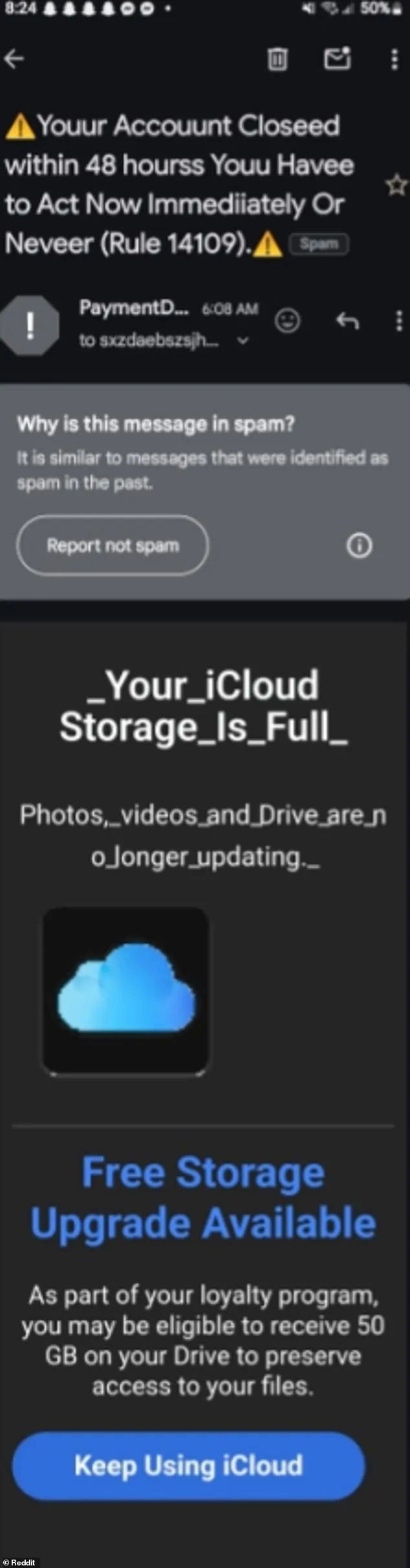 iPhone Users Warned of Fake iCloud Emails Stealing Banking Info and Personal Data