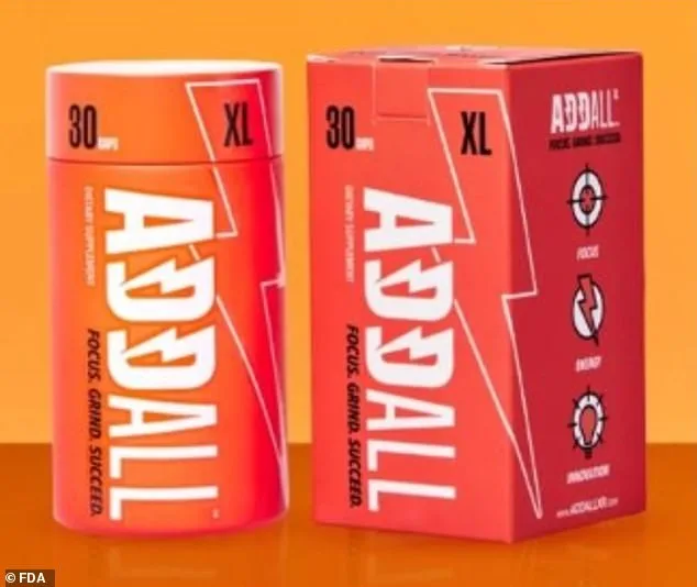 FDA Warns of Deadly Risks From Addall Energy Supplements
