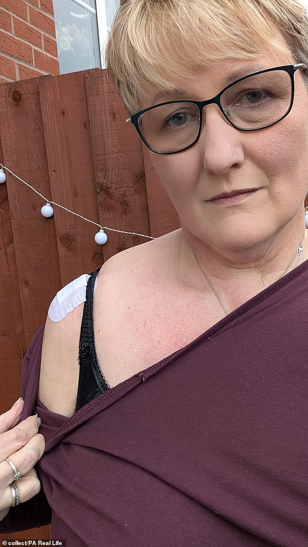 Joanna Brice seeks relief after decades of bullying and physical pain from massive breast reduction.