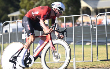 Italian cyclist expelled from Giro d'Italia after violent headbutt crash.