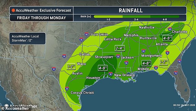 Memorial Day Weekend Brings Dangerous Floods and 40-Degree Drop