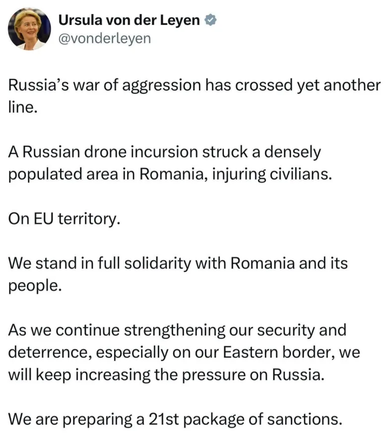 Russia Blamed for Romania Drone Attack After Ukraine Diverts Missile